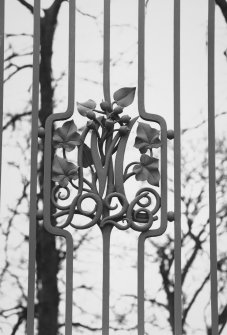 Detail of wrought-iron work