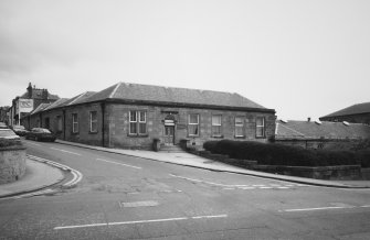 View from WNW of NW corner of works