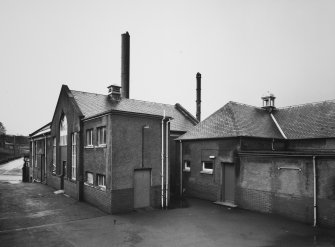 View of boiler house from West