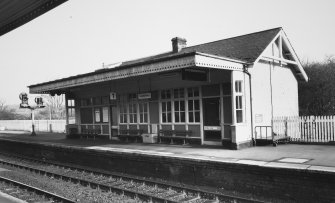 View of South bound platform (1) from South South West.