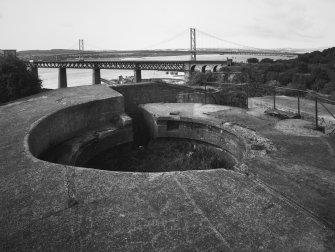 View from NE of south emplacement