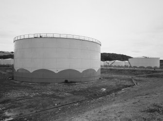 View of oil fuel depot