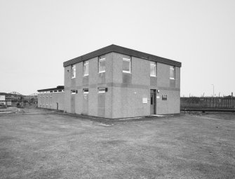 Oil fuel depot office, view from West