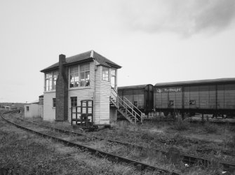 Barham Road area, signal box, view from West