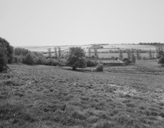 View of walled garden from N