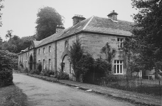 View of stables and Gardener's Cottage