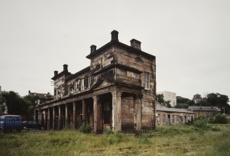 Burntisland, Forth Place, Burntisland Station
View of station house from SW, showing main (W) facade, and S side