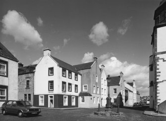 Phase 3, 47-69 High Street, view from South (with the cross in the foreground)