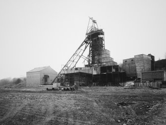 View from East of winding gear.