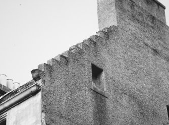 Detail of pedimented doorway, Kirk Wynd frontage