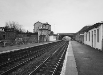 View from SSE showing both platforms and station buildings.