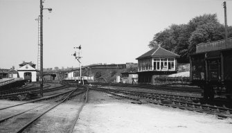 View of Station and Signal Box from S.