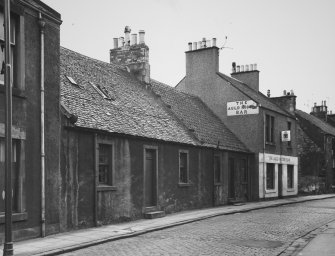 General view from North of 48, 50 and The Auld Hoose Bar on the High Street.