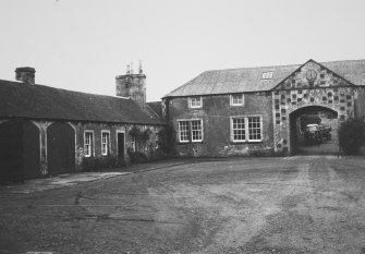 View from East of courtyard interior.