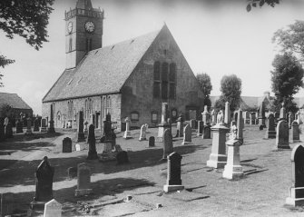 View from south east of Church and churchyard