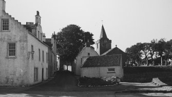 View from east of The Esplanade and Parish Church and churchyard