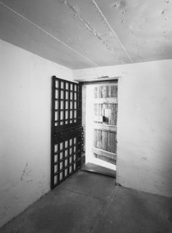 Ground floor, north side, central cell, interior, view from north