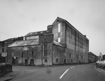 View from SE along Distillery Street frontage of former distillery