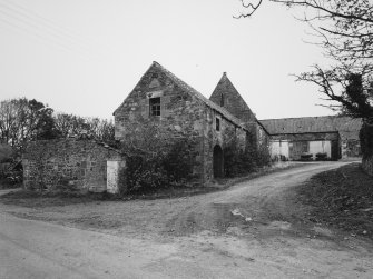 General view from west of barn