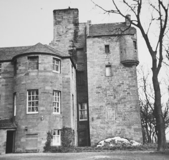 South west tower from west