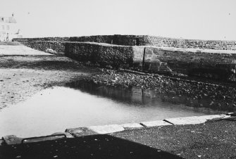 Inner side of breakwater from north west