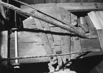 Belfry, bell, detail of headstock