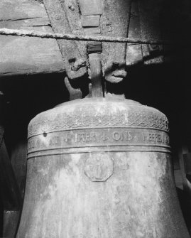 Belfry, detail of bell and headstock