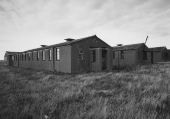 South barrack block, end view from south east