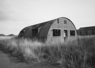 Timber dormered nissen hut, view from north
