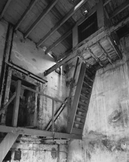 Interior of watch tower