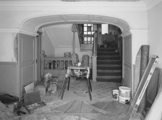 Interior. View of staircase hall