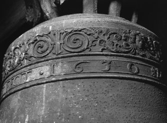 Belfry, detail of 1630 Burgerhuys bell