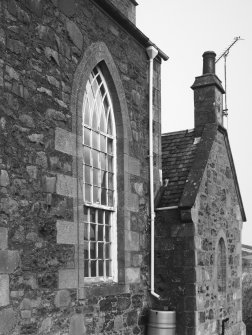 Detail of window in south wall