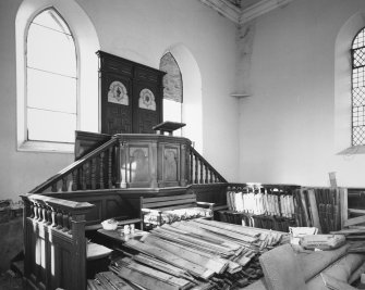 View of pulpit, from south east