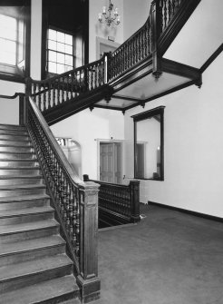 Interior, view of main staircase