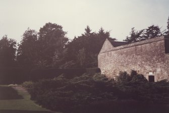 Sunken water garden to the south of the Tennis Court