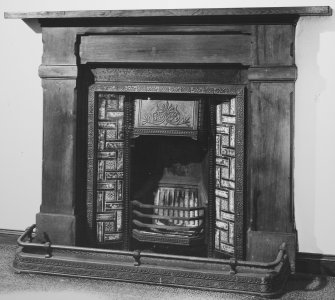 Fireplace in vestry