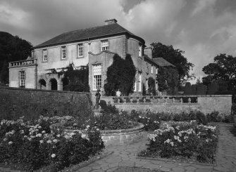 Hill of Tarvit. View from Rose garden from South West
