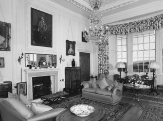 Hill of Tarvit, interior. View of drawing room from North West