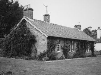 Hill of Tarvit.  Estate cottage: view from South West