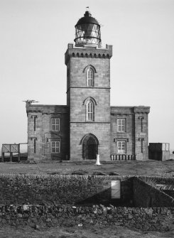 Isle of May Lighthouse.  View from South West.