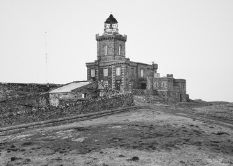 Isle of May Lighthouse.  General view from South East.
