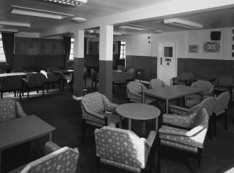 Interior view of 1935 Barrack Block showing Golf and Police Club room.