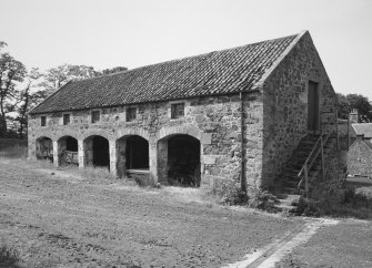 View of cart shed from SE