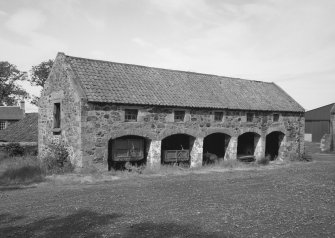 View of cart shed from SW