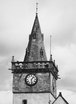 Steeple, under portion, view from south west