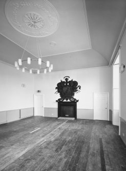1821 addition (Town Hall), first floor, main hall, view from north west