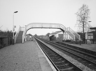View from SW of the station footbridge