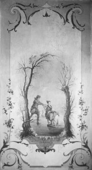 Drawing Room, painted panel - 'Winter' (2)