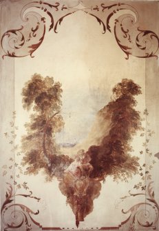 Interior. Drawing Rooom, detail of painted panel (6)